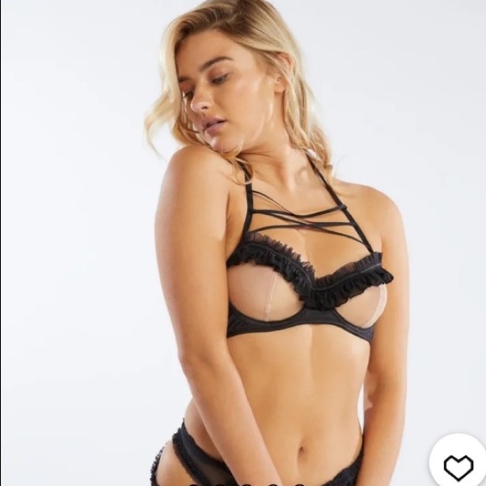 ✨SOLD OUT✨ Savage X Fenty Sheer Underwire Ruffle Bra